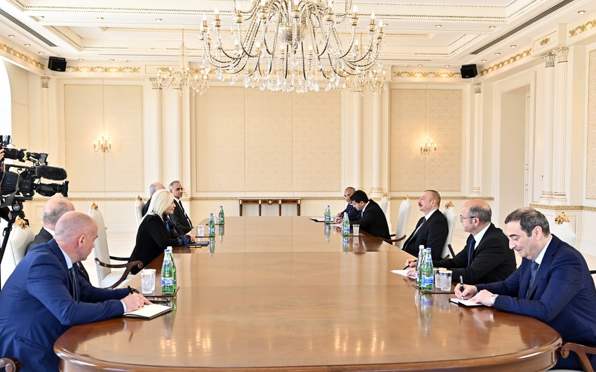 İlham Əliyev Serbiya Baş nazirinin müavinini qəbul edib - YENİLƏNİB