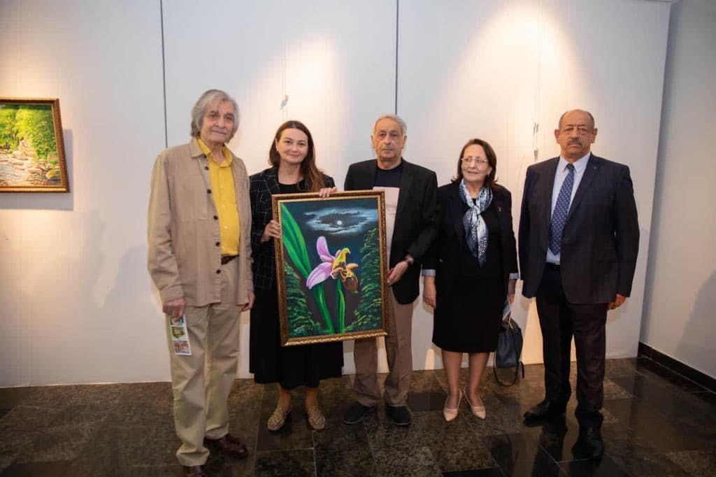 Qənirə Paşayevanın dəstəyi ilə rəssam Rövşən Bayramovun fərdi sərgisi keçirilib