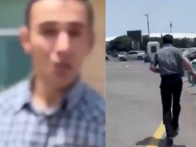 Bakıda küçənin ortasında qadına qarşı əxlaqsız hərəkət etdi, döyüldü - ANBAAN GÖRÜNTÜLƏR