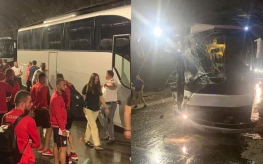 Bolqarıstan yığmasının üzvləri Tbilisidə qəzaya düşüb