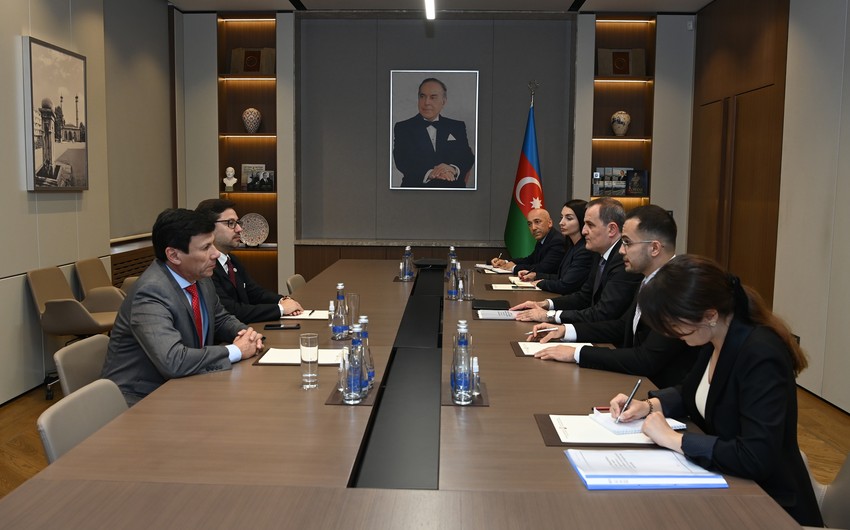 Ceyhun Bayramov Paraqvay Parlamentinin nümayəndə heyəti ilə görüşüb