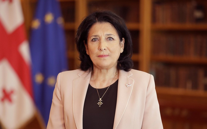 Gürcüstan Prezidenti hökuməti fəaliyyətsizlikdə ittiham edib