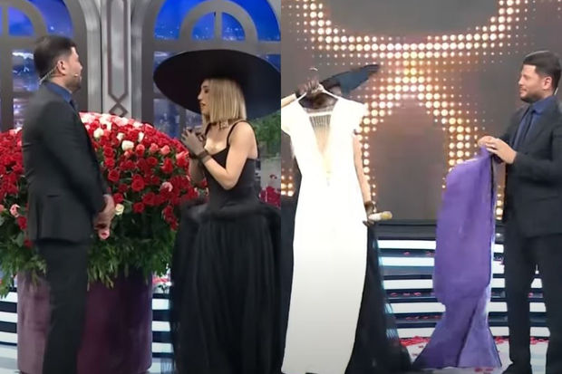 Zaur Kamaldan Röya Ayxana bahalı hədiyyələr - FOTO