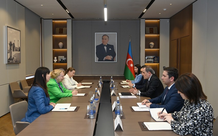 Ceyhun Bayramov BMT-nin Cenevrə bölməsinin baş direktoru ilə görüşüb