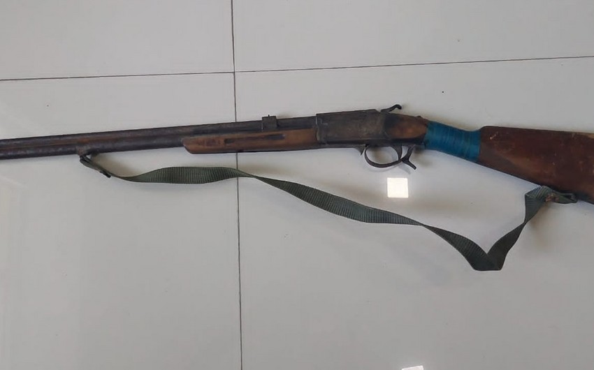Bərdə sakinində silah aşkarlanıb