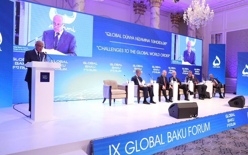 IX Qlobal Bakı Forumunda Yaxın Şərqdəki vəziyyət müzakirə olunub