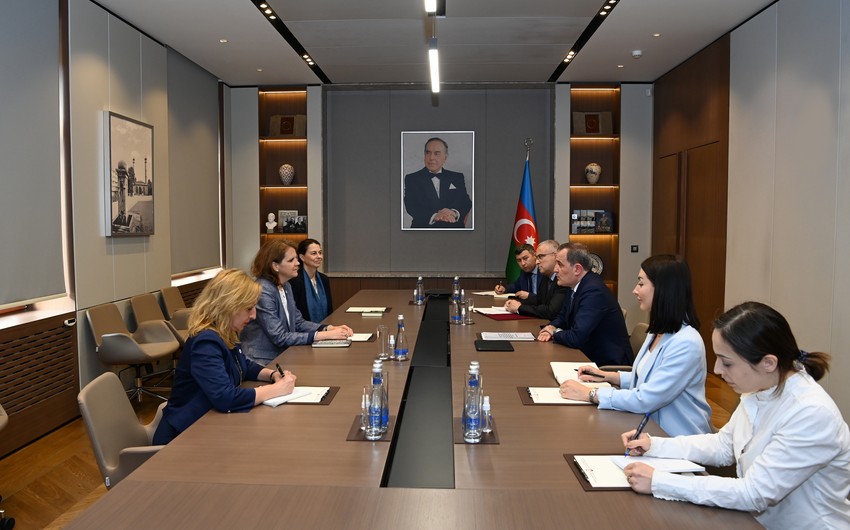 Ceyhun Bayramov BQXK-nin Azərbaycan nümayəndəliyinin rəhbəri görüşüb