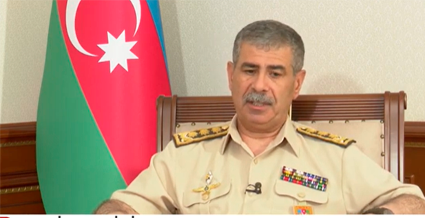 Müdafiə naziri sərhəddəki erməni təxribatlarından danışdı - Video