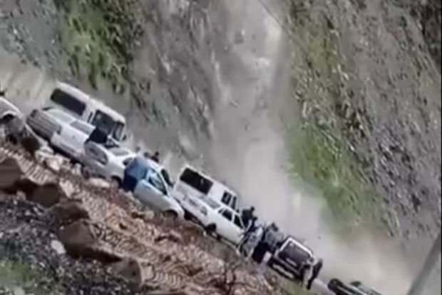 Gürcüstan-Rusiya sərhədində qorxulu anlar – VİDEO