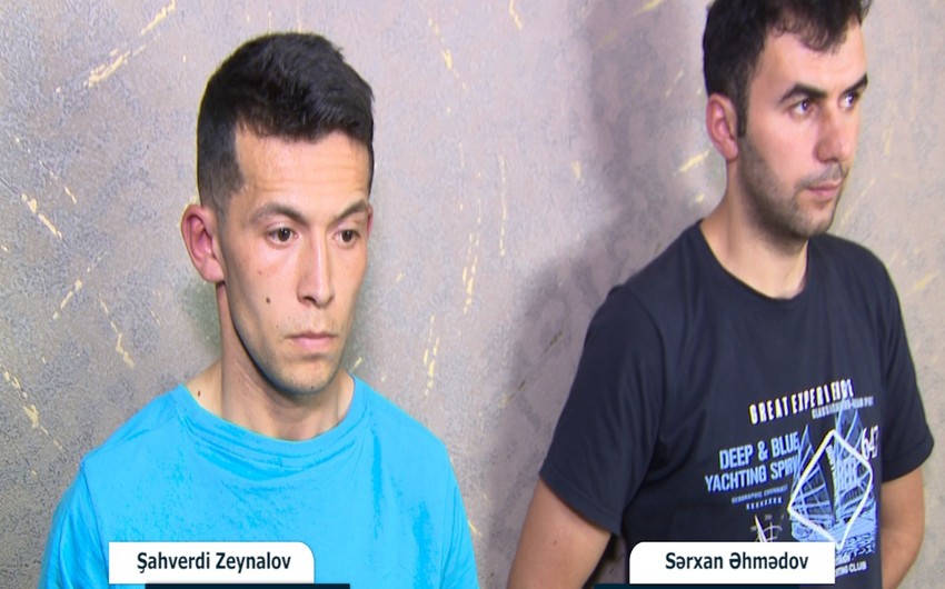 Metronun yaxınlığında park edilmiş velosipedləri oğurlayan şəxslər saxlanılıblar