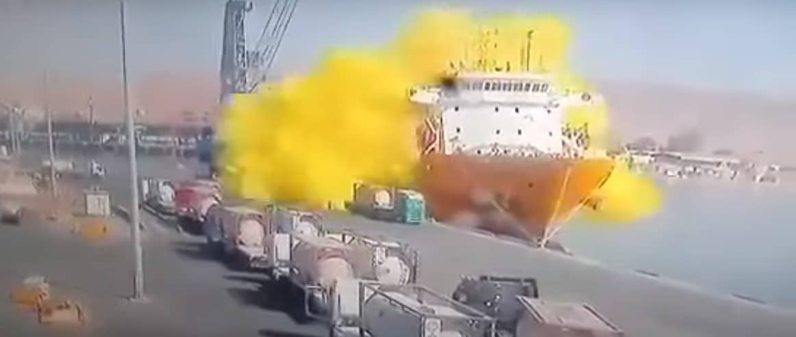 İordaniya limanında qaz sızması: 10 ölü 251 yaralı