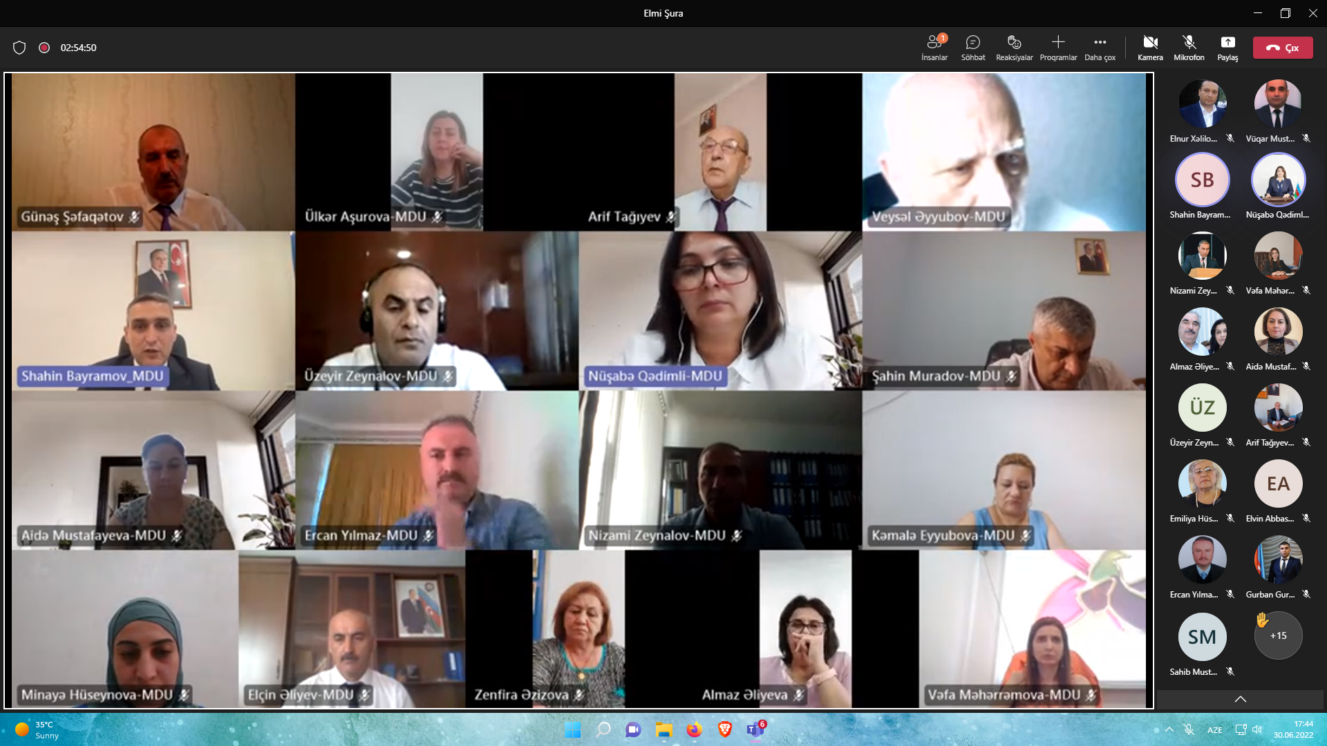 Mingəçevir Dövlət Universiteti Elmi Şurasının cari tədris ilində sonuncu iclası keçirilib