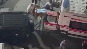 Bakıda binanın lifti qırıldı - Yaralılar var+Video