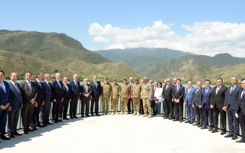 Əli Əsədov və Samir Nuriyev azad olunmuş ərazilərə səfər edib