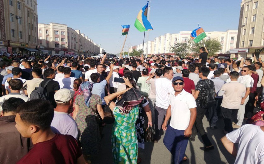 Qaraqalpaqda fövqəladə vəziyyət yumşaldılır