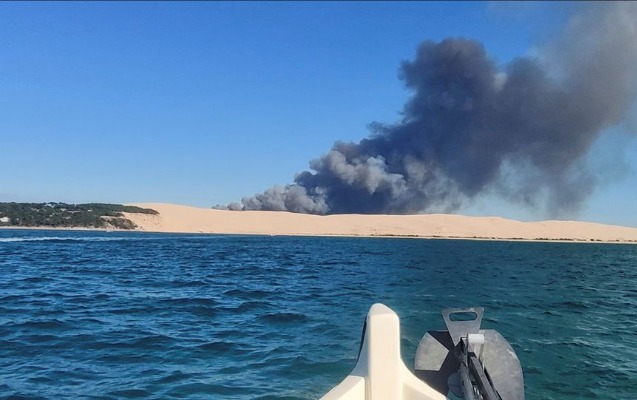 Fransa meşə yanğınları ilə mübarizə aparır