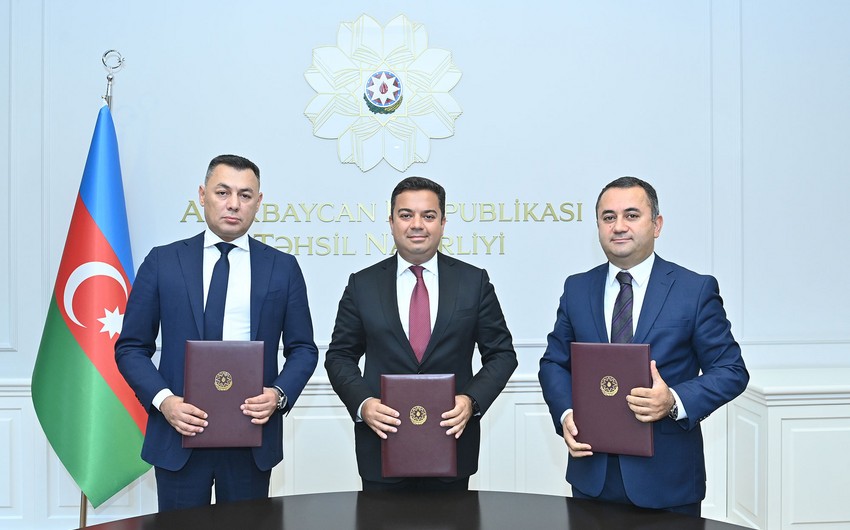 Azad olunmuş ərazilərdə yerləşən təhsil müəssisələri üçün 1 000 kompüter ianə edilib