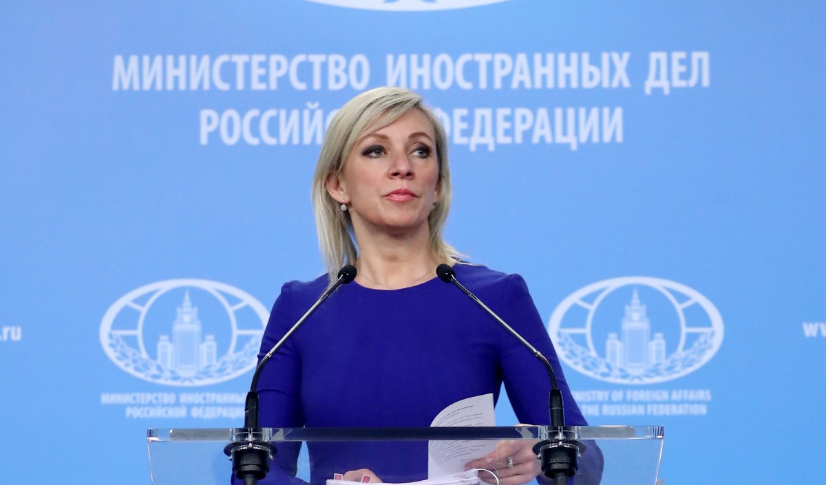 Zaxarova Blinkenə sərt cavab verib