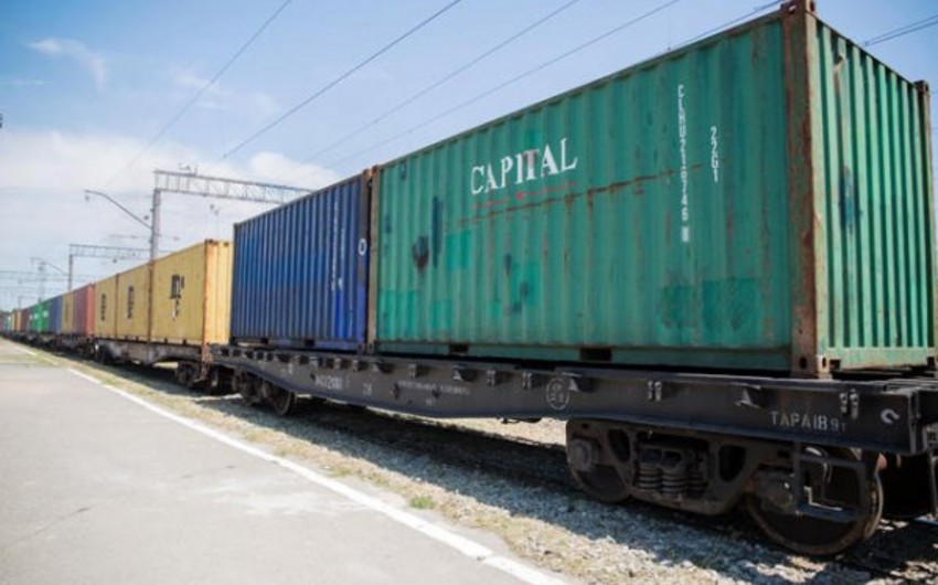 Rusiya ilə Azərbaycan arasında dəmir yolu ilə yük daşınması 2 dəfə artıb
