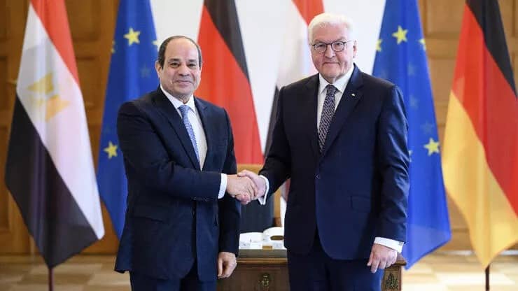 Almaniya prezidenti misirli həmkarı ilə görüşüb