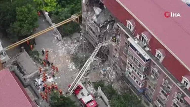 Çində binada qaz partlayışı baş verib: 8 YARALI