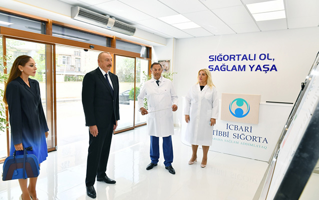 Prezident xanımı ilə Bakıdakı doğum evində yaradılan şəraitlə tanış olub - Fotolar