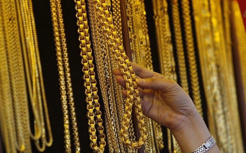 Qızılın qiyməti düşüb