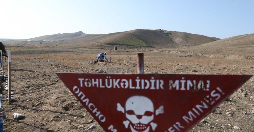 Füzulidə minatəmizləmə şirkətinin 3 əməkdaşı minaya düşüb, birinin ayağı amputasiya olunub