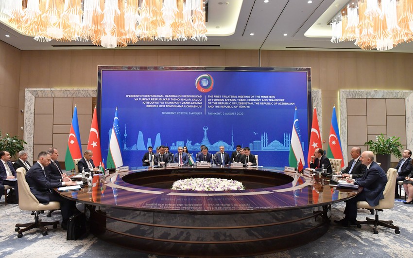 Azərbaycan, Özbəkistan və Türkiyə bütün ölkələrin ərazi bütövlüyünə qəti dəstəyini bir daha təsdiqləyib