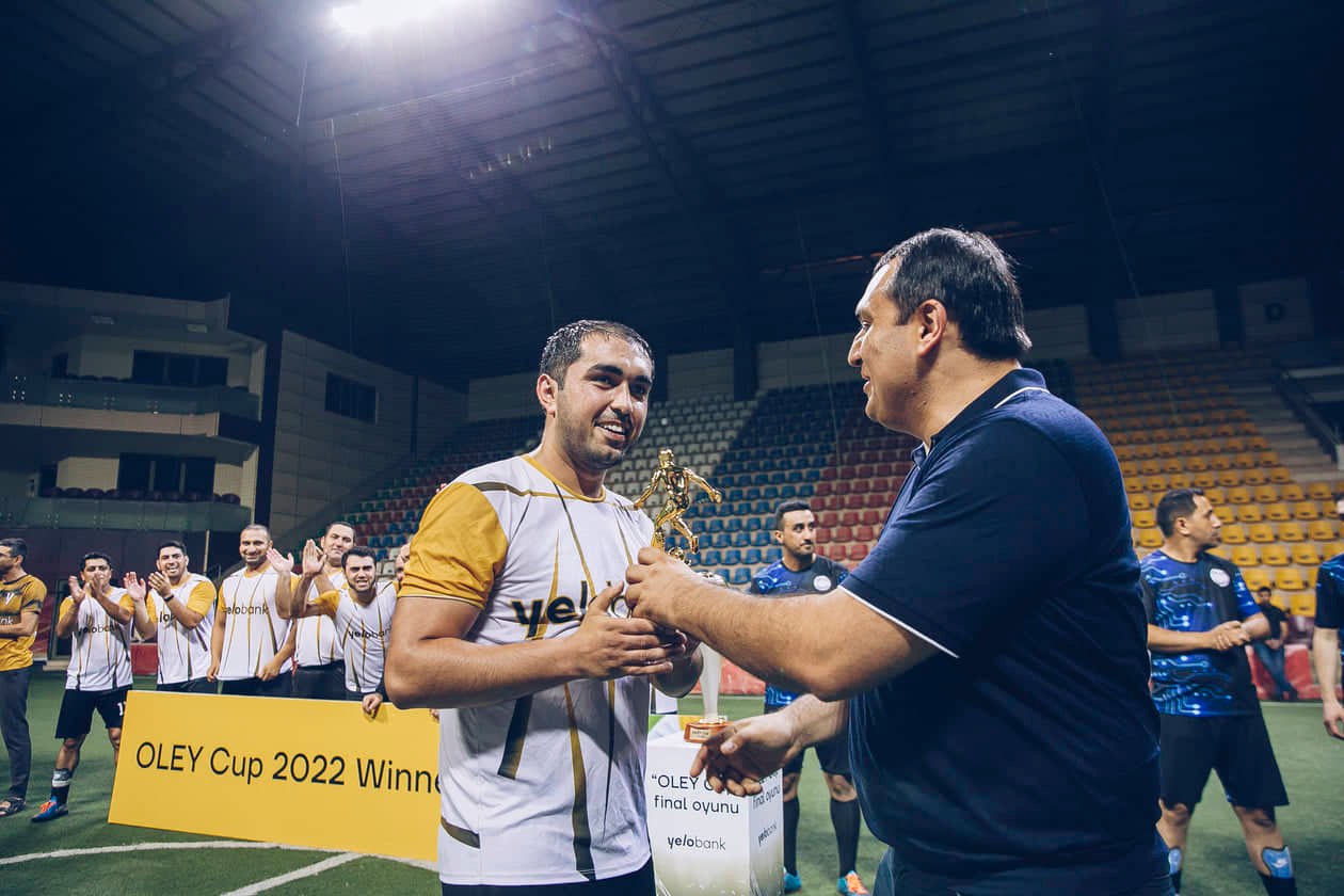 Yelo Bank əməkdaşları arasında futbol turniri keçirildi
