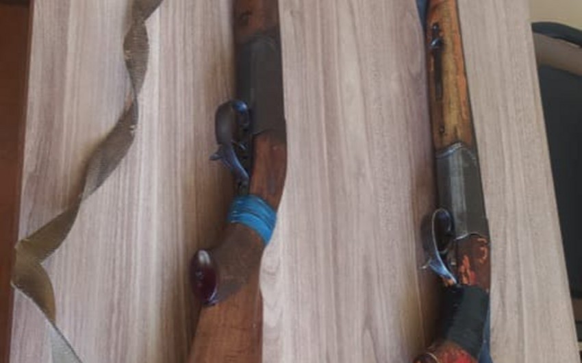 Ağcabədi sakinlərində silah aşkarlanıb