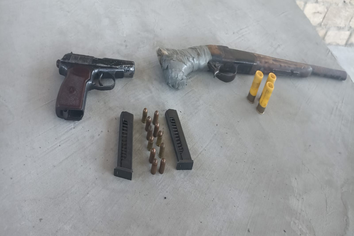 Bərdə sakinindən odlu silah götürülüb