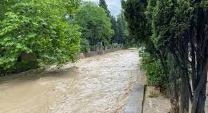 Şəmkirdə sel zamanı 2 nəfər xəsarət alıb