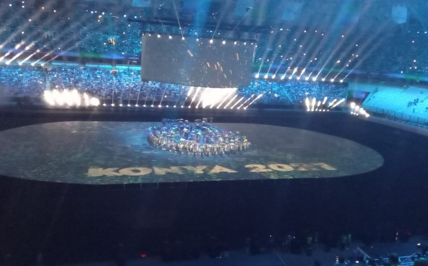 İlham Əliyev və Mehriban Əliyeva V İslam Həmrəyliyi Oyunlarının açılışında iştirak edirlər - CANLI