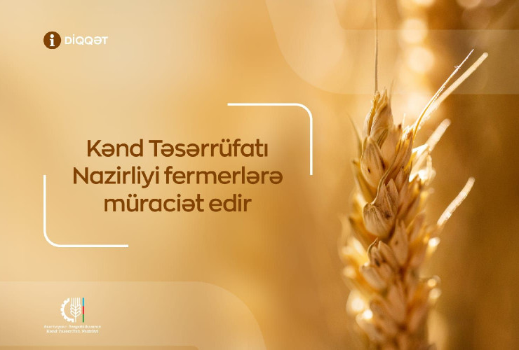 Kənd Təsərrüfatı Nazirliyi fermerlərə müraciət edir