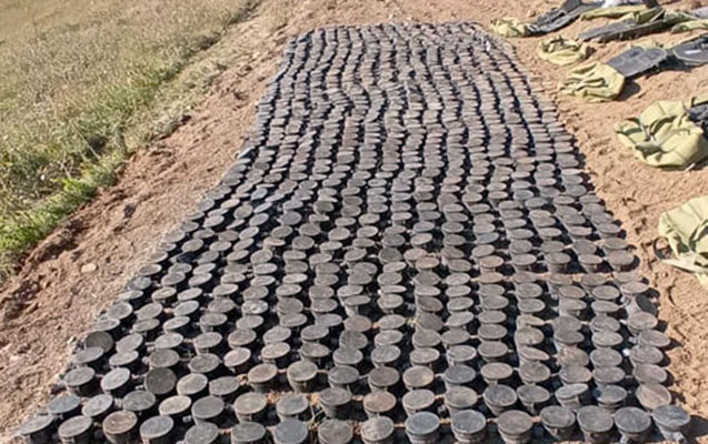 Sarıbaba yüksəkliyində mina sahəsi aşkarlandı - Fotolar