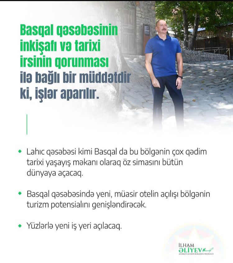 Bu vətənin şanlı tarixi keçmişi, indisi və işıqlı gələcəyi mənə əzizdir