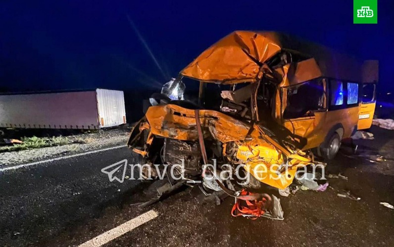 Dağıstanda 60 yaşlı sürücü yuxuladı, 7 nəfər öldü - Foto