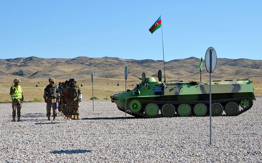 “Artilleriya atəşinin ustaları” müsabiqəsinin sonuncu mərhələsi icra olunub