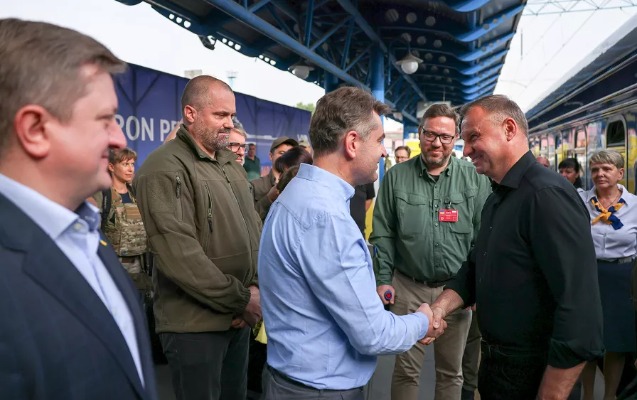 Polşa Prezidenti ilə Zelenski 3-cü dəfə görüşdü