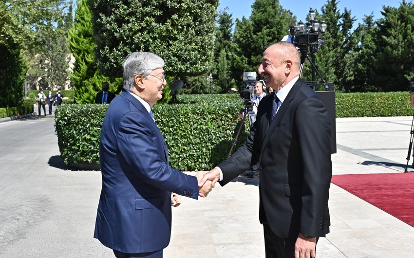 Kasım-Jomart Tokayev Azərbaycan Prezidentinə təşəkkür edib