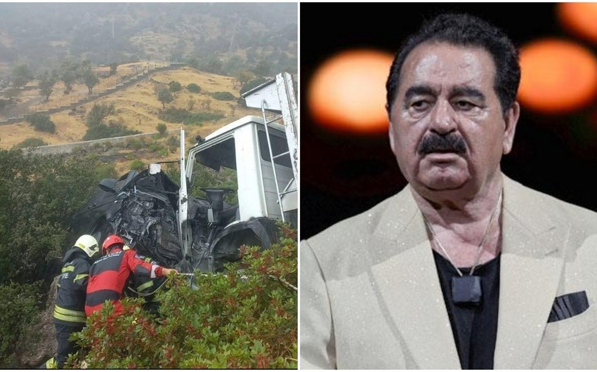 İbrahim Tatlısəs yol qəzasına düşdü - FOTO