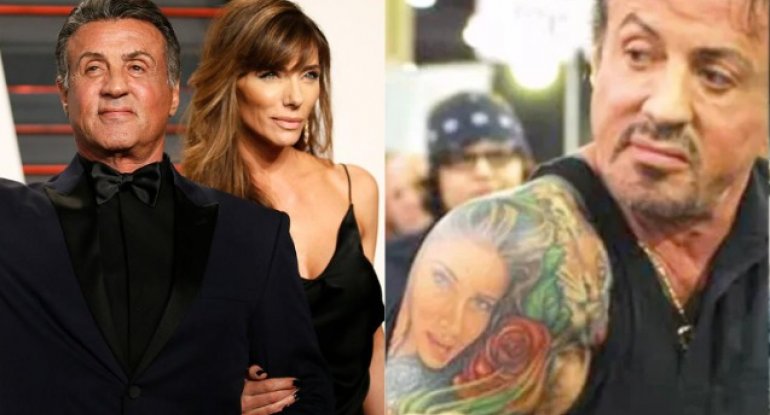 Boşanmaya səbəb Stallonenin bu döyməsi olub - İddia - FOTO