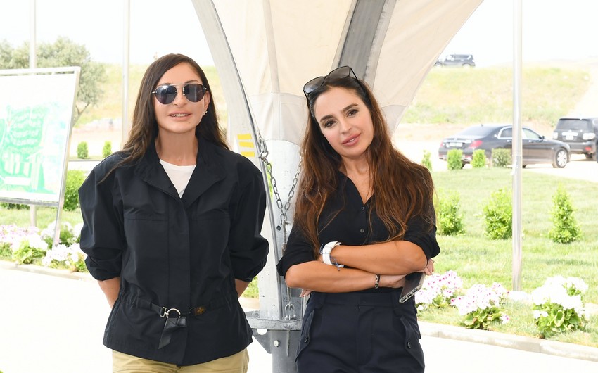 Leyla Əliyeva Mehriban Əliyevanı doğum günü münasibətilə təbrik edib