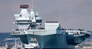 Britaniyanın ən böyük hərbi gəmisi qəzaya uğrayıb