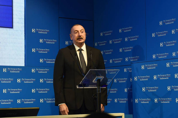 Prezident İlham Əliyev: “Azərbaycan ilə İtaliya arasında aktiv siyasi dialoq mövcuddur”