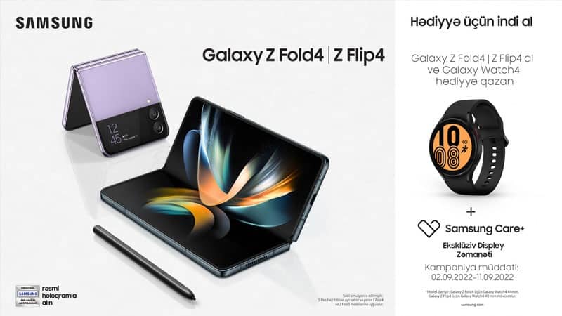 Samsung-un yeni devaysları üçün satışlar başladı: 9 sentyabra qədər hədiyyələr ilə