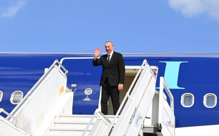 Prezident İlham Əliyevin İtaliyaya işgüzar səfəri başa çatıb