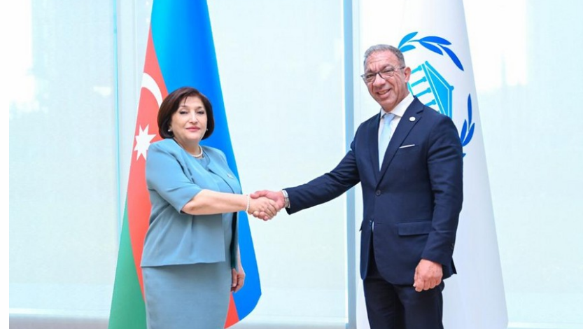 Sahibə Qafarova Daşkənddə Parlamentlərarası İttifaqın prezidenti ilə görüşüb
