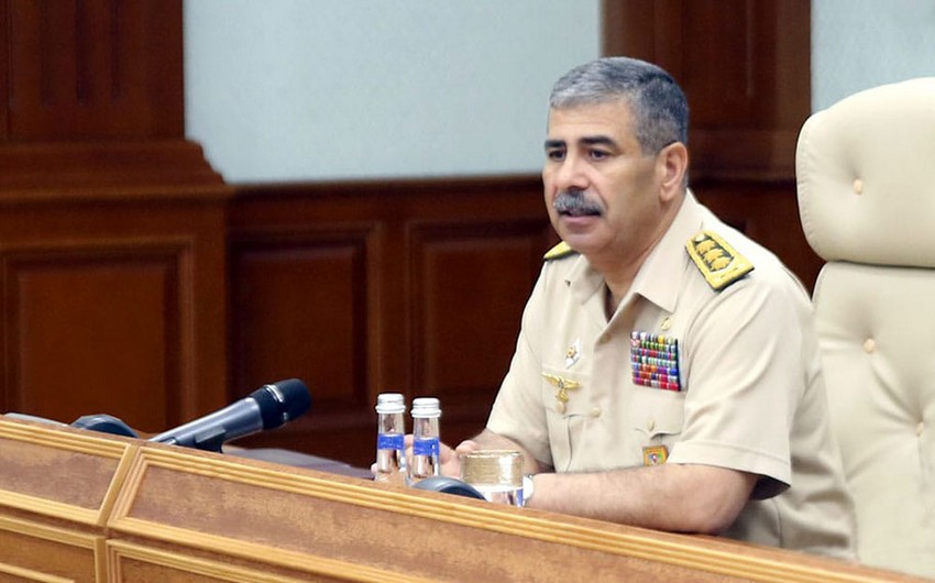 Zakir Həsənov xidməti müşavirə keçirib, Azərbaycan-Ermənistan sərhədindəki mövcud vəziyyət təhlil edilib